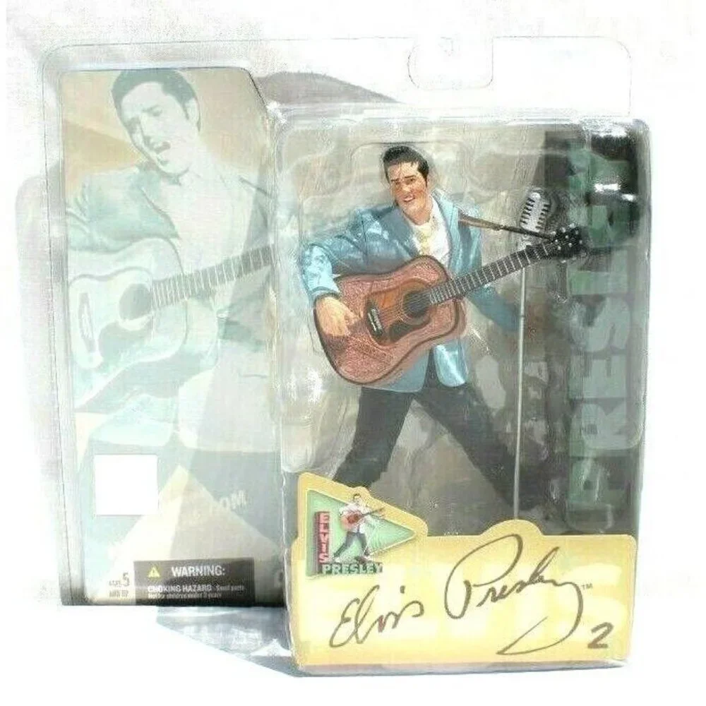 Sealed 2004 McFarlane Toys Elvis Presley 2 Action Figure Toy 50th Anniversary